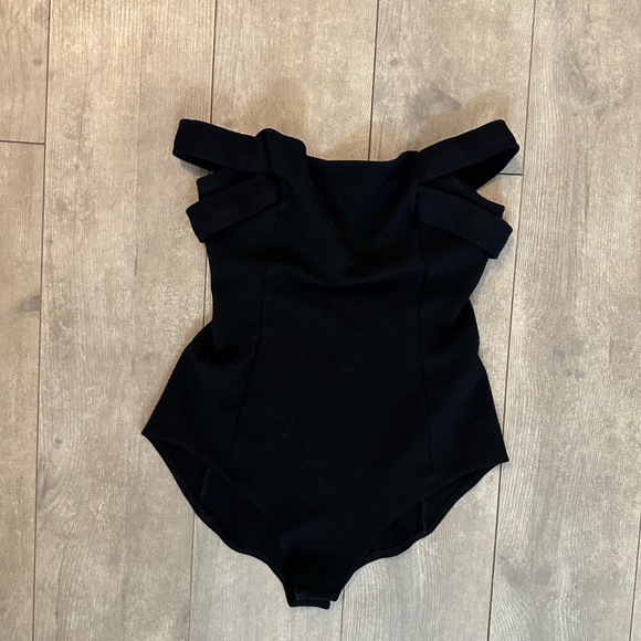 ANGL Black bodysuit women’s size Medium - Picture 11 of 16